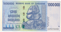 One Million Zimbabwe Dollars