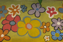 Painted flowers